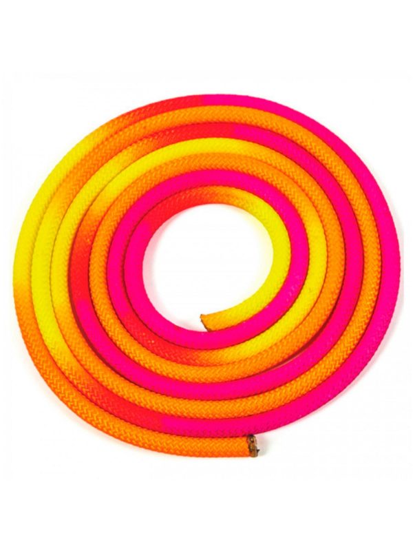 Amaya multicolour rope N.4 yellow-orange-pink
