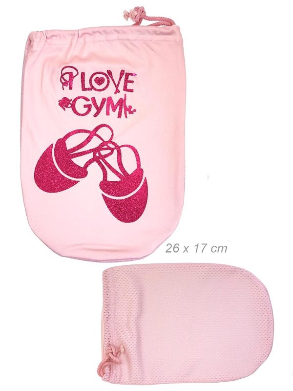 GRD F400215/1 Tossupussi "I love gym" pinkki