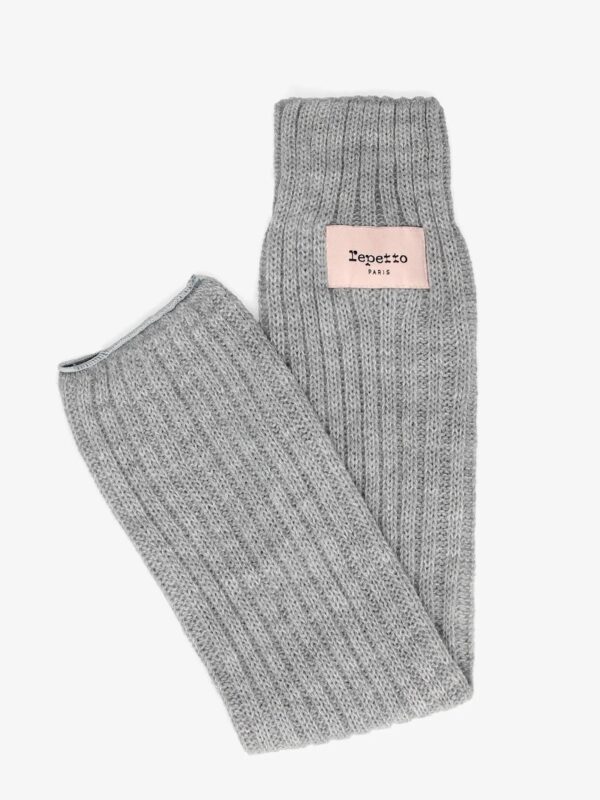 Repetto logo leg warmers grey