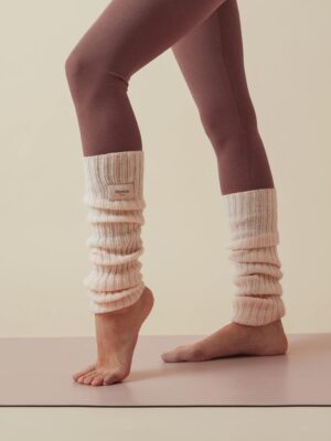Repetto logo leg warmers rose