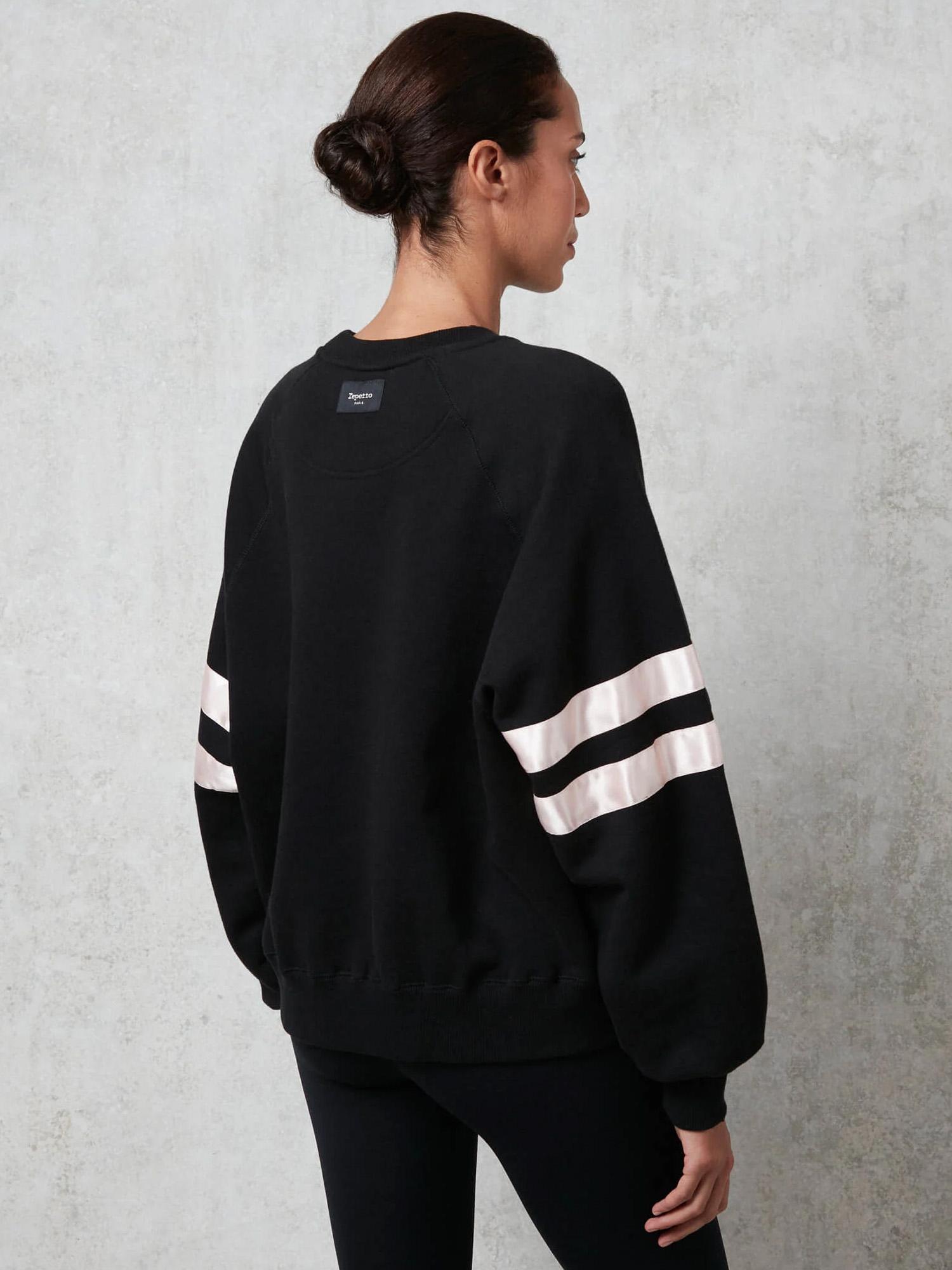 Repetto satin sweater black - Image 3