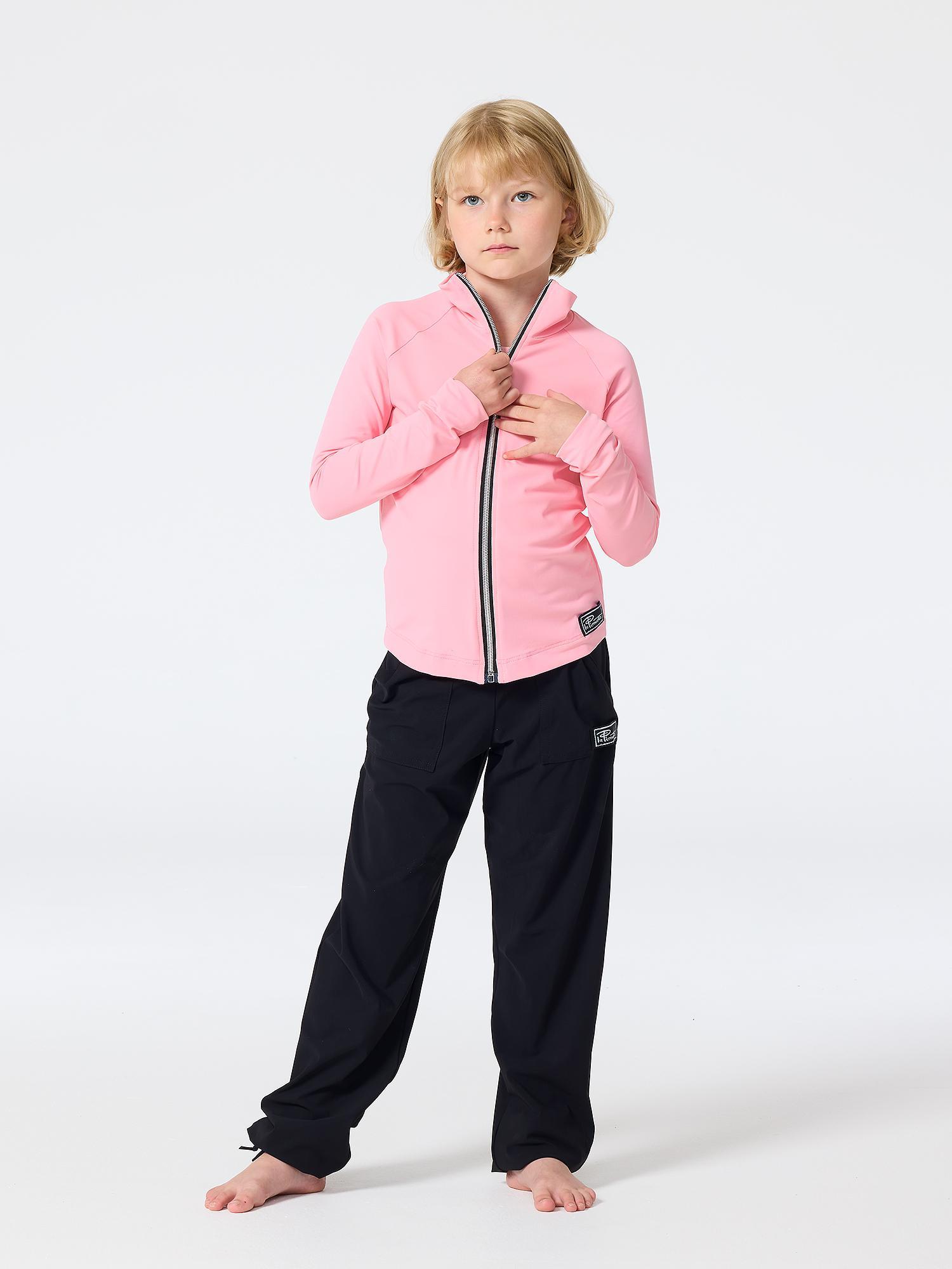 Raglanhihainen takki kimallevetoketjulla, baby pink -la Pirouette - Image 6