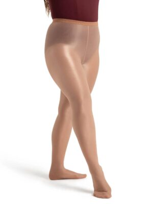 Capezio 1809W Shimmery Footed Tight Suntan