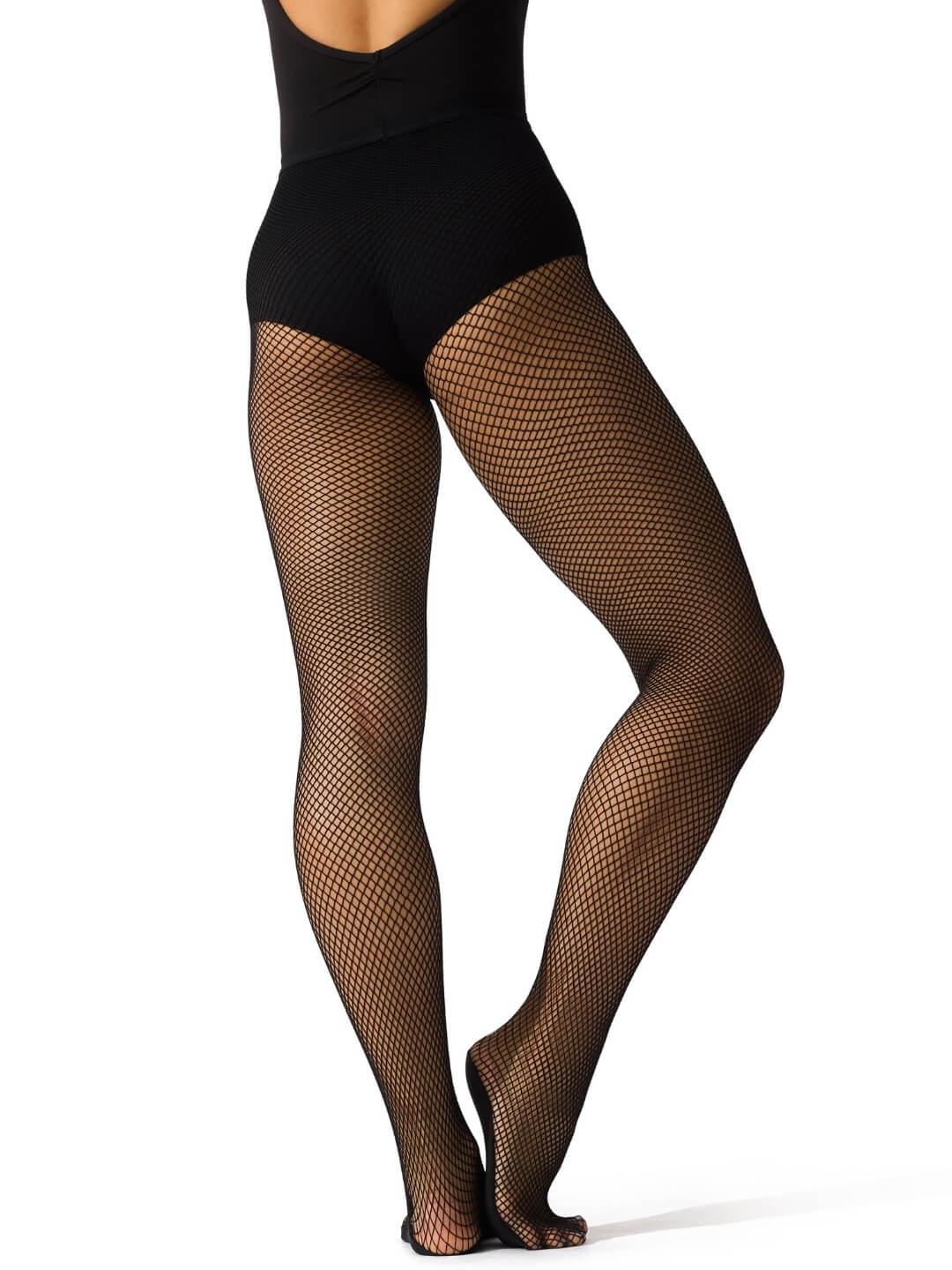 Verkkosukkahousut – Capezio Professional Fishnet Seamless, Black - Image 3