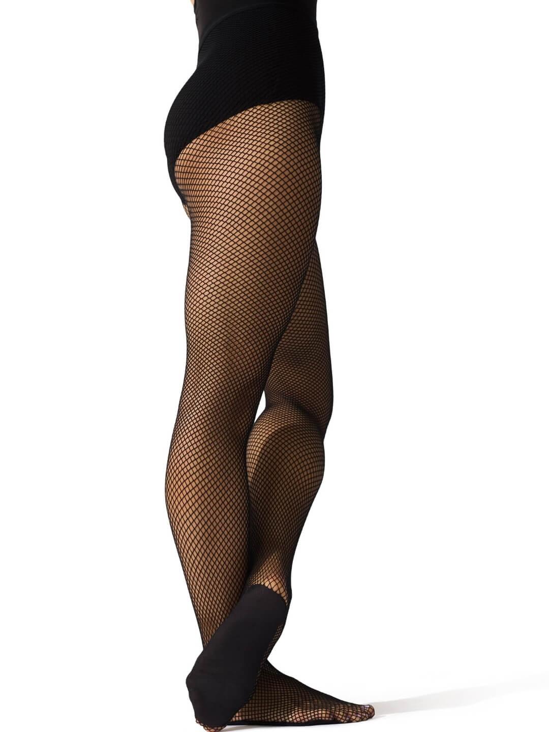 Verkkosukkahousut – Capezio Professional Fishnet Seamless, Black - Image 4