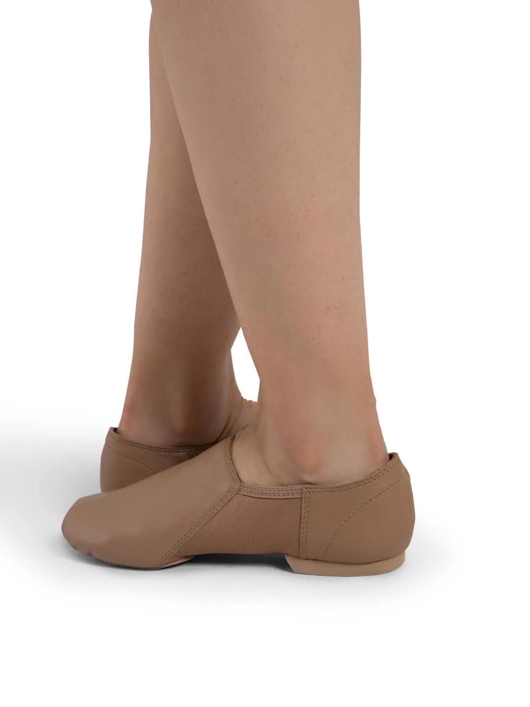 Capezio Nova Suede jazztossut haljasnahkapohjalla, Caramel - Image 4