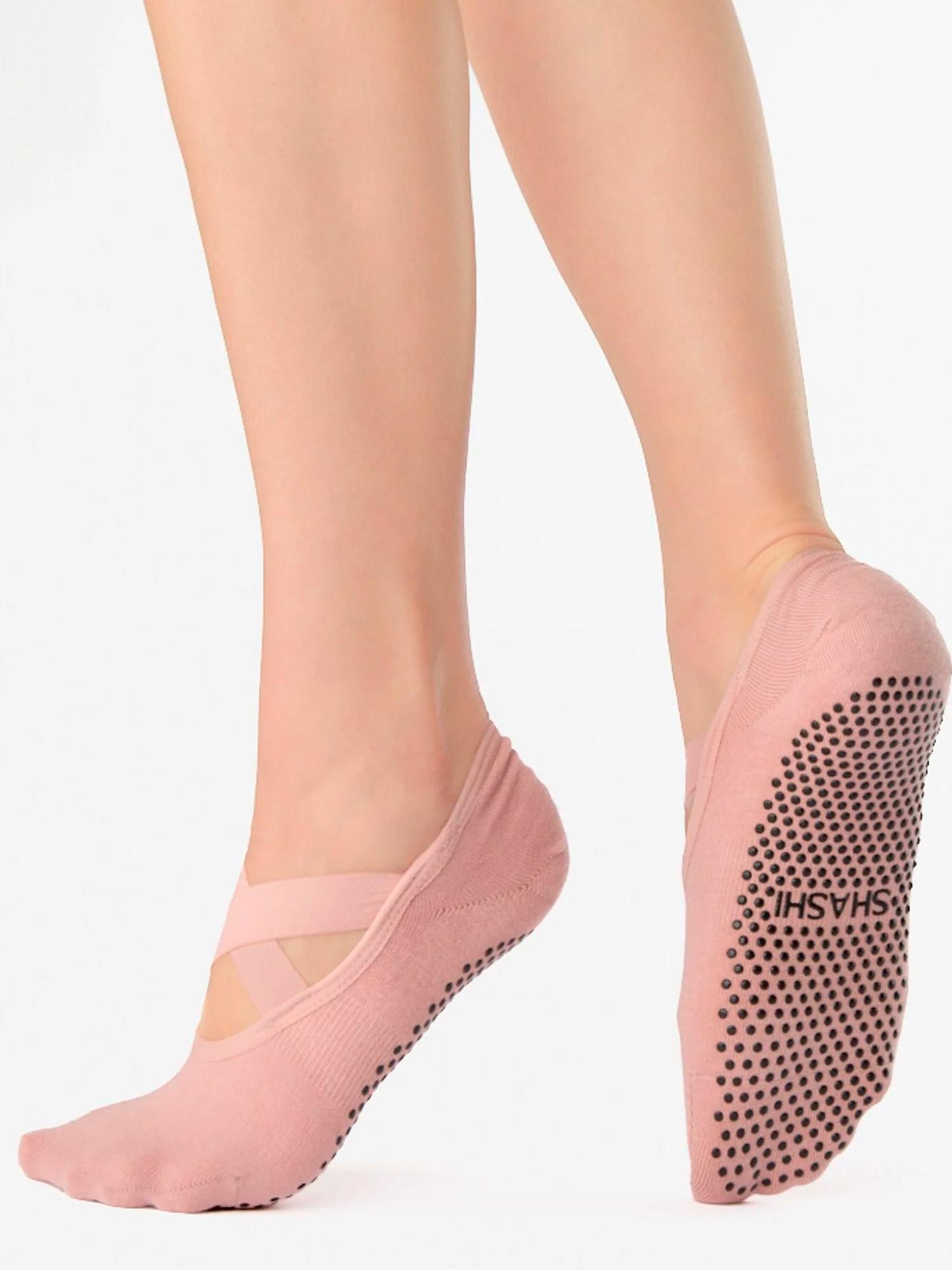 Shashi Cross strap ballet rose - Image 2