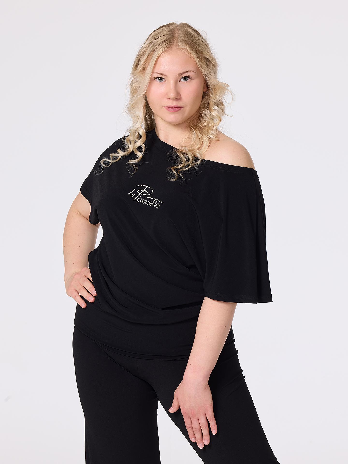 Lepakkohihainen paita la Pirouette strassilla - Image 3