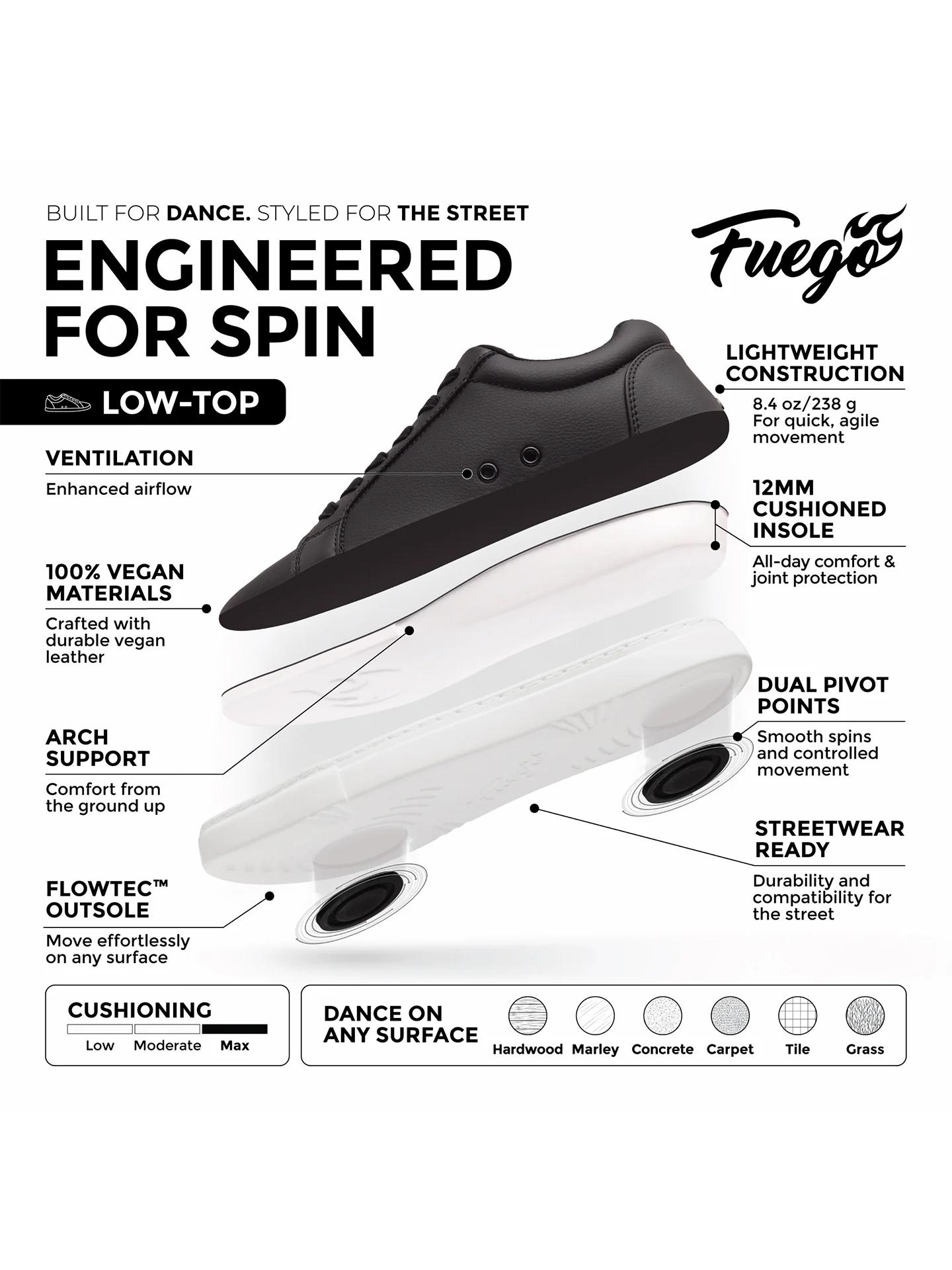 Fuego Low-Top sneaker, musta - Image 7